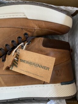 Nové pánské kožené podz./zimní boty Weinbrenner - č. 44 - 3