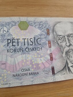 5000 kč první série C01 rok 2009 - 3