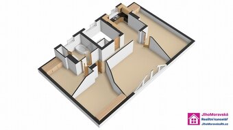 Prodej podkrovního bytu 4+1, 106 m², zahrada, Břeclav - 3