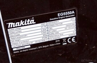 Benzínová elektrocentrála Makita - 3
