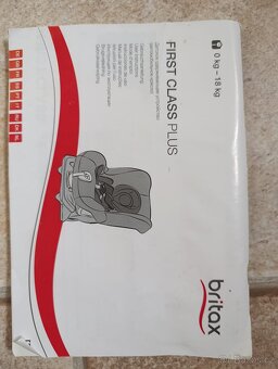 Prodám Britax Römer First class záruka - 3