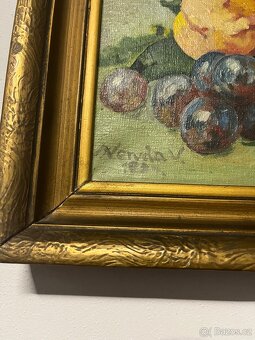 Starožitný obraz, Neruda.V plátno - 3