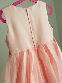 Růžové šaty s flitry - 3
