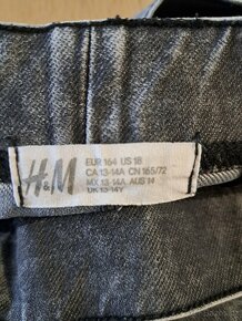 Leginy, riflové elasťáky H&M vel.164 - 3