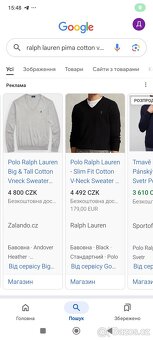 Polo Ralph Lauren Pima Cotton V-Neck Sweater - 3