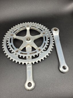 Kliky Campagnolo Super Record No Fluted, 1987, délka 172.5mm - 3