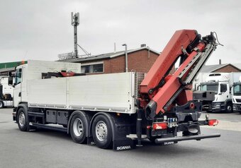 Scania G 410 - 6x2 – Valník + HR-HMF 2620-K3 – EURO 6 - 3
