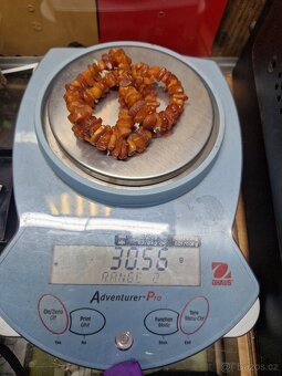 jantarové korále, délka: cca 44cm, váha: 30,00g - 3