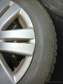 Sada Original Alu kol VW 5x112 R 16 zimní pneu 215/55 R16 - 3