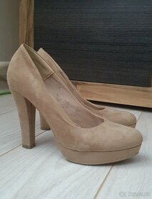 Dámské semišové lodičky - 3