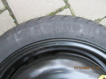 dojezdové kolo 115/70 R15 4x114,3 - 3