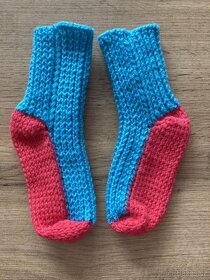 Ručně pletené ponožky pro batolata-3Pack - 3