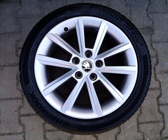 Alu kola originál Škoda Octavia III 5x112 R17 Teron - 3
