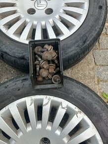 Al kola Citroen 6Jx15 CH4-27 s pneu 185/60 R15 88H -4 ks - 3