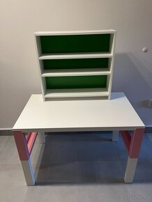 Policový díl IKEA PÅHL, barva bílá/zelená - 3