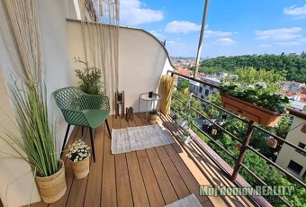 Pronájem bytu 2+kk s terasou 51 m, Mošnova, Praha Smíchov. - 3