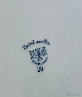 Porcelánový jídelní a čajový servis MZ Czechoslovakia - 3