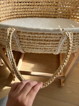 Mojžíšův koš Ahojbaby + 3 bavlněné prostěradla - 3