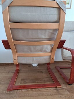 Dvě křesla IKEA Poang - 3