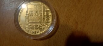 zlatá mince ČNB 5000Kč Moravská Třebová,b.k. - 3