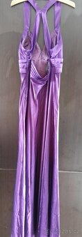 Plesové šaty fialové - 3