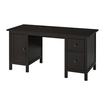 Psací stůl IKEA černý masiv - 3