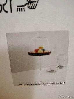 3x Dekorační skleněná dóza, AKTAD IKEA - 3