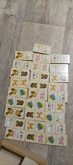 Dřevěné dětské domino - 3