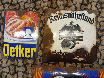 Smaltové cedule  7ks - 3