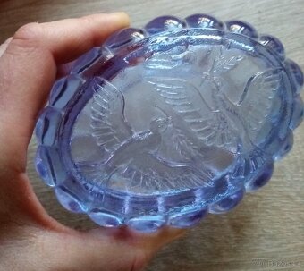 Retro skleněná dóza - 3