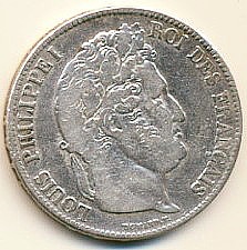 Mince Francie,  5 frank,  Ludvík Filip - 3
