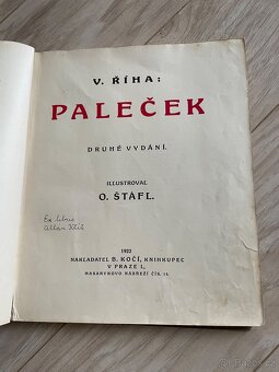 Paleček  V. Říha 1922 - 3