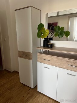 Předsíňová stěna / komplet do předsíně (botník, zrcadlo, věš - 3