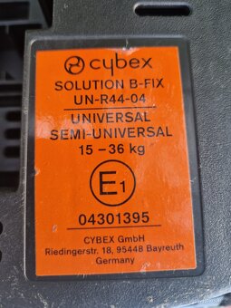Dětská sedačka Cybex typ Solution B-fix, 15-36kg - 3