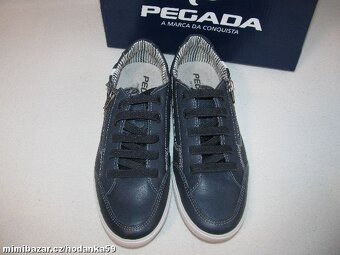 Volnočasová tmavě modrá obuv -PEGADA - 3