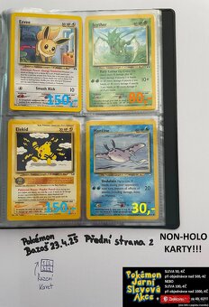 Kusové Pokémon VINTAGE karty (KARTY STARÉ PŘES 20LET)(3) - 3