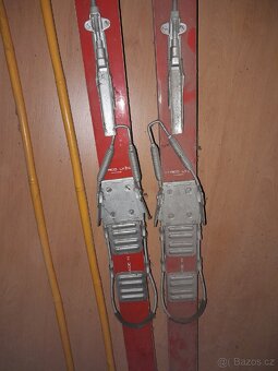 Lyže a hůlky RETRO - 3