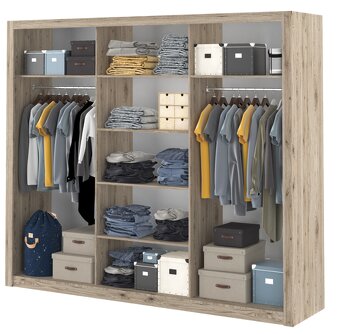 šatní skříň IDEA ID -01, 3 dveřová - 3