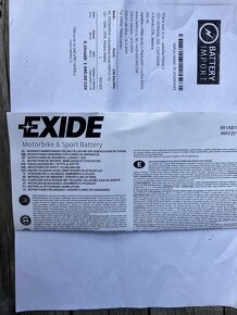 Motobaterie EXIDE AGM12-10 - 3