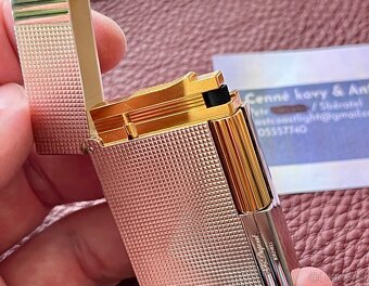 🔥 S.T.Dupont Gatsby, Diamond Head Bicolor 18k Zlato/Stříbro - 3