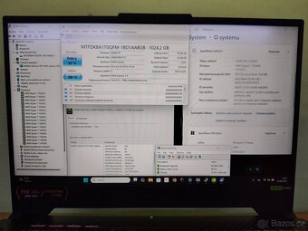Kovový TuF,Ryzen 7-7435hs-4,5 GHz,RTX-4-Gen-140w-Mux,DDR5,1T - 3
