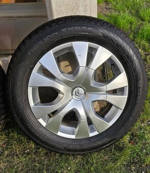 Prodám sadu ALU kola + zímní pneu Citroen - 3