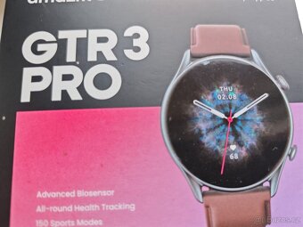 Chytré Hodinky Amazfit GTR 3 Pro hnědé - 3