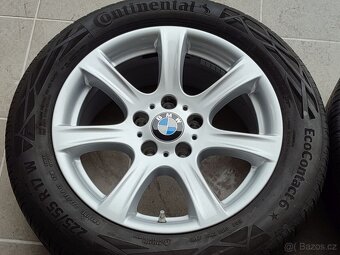 Zánovní letní ALU komplet BMW 17" 5x120 ET34 pneu 225/55/17 - 3