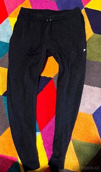 NIKE PÁNSKÉ SLIM SPORTOVNÍ BAVLNĚNÉ TEPLÁKY M - 3