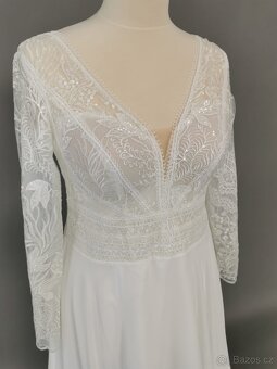 Luxusní nenošené svatební šaty, Anelisa 48-50 EU (3 XL-4XL) - 3