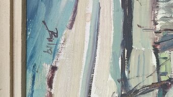 Obraz vesnička v zimě - 3