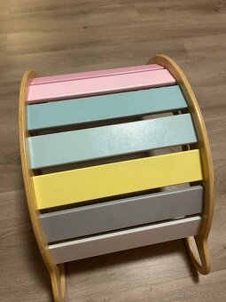 Elis design Montessori duhová houpačka 5v1 - 3
