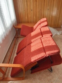 Sedací souprava Jech Pluto (rozkládací) a konferenční stolek - 3