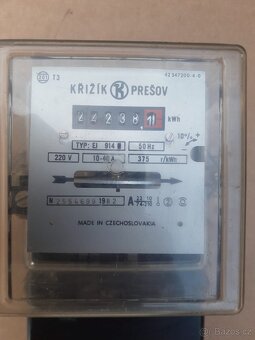 Elektroměry Křižík Prešov (3 ks) - 3